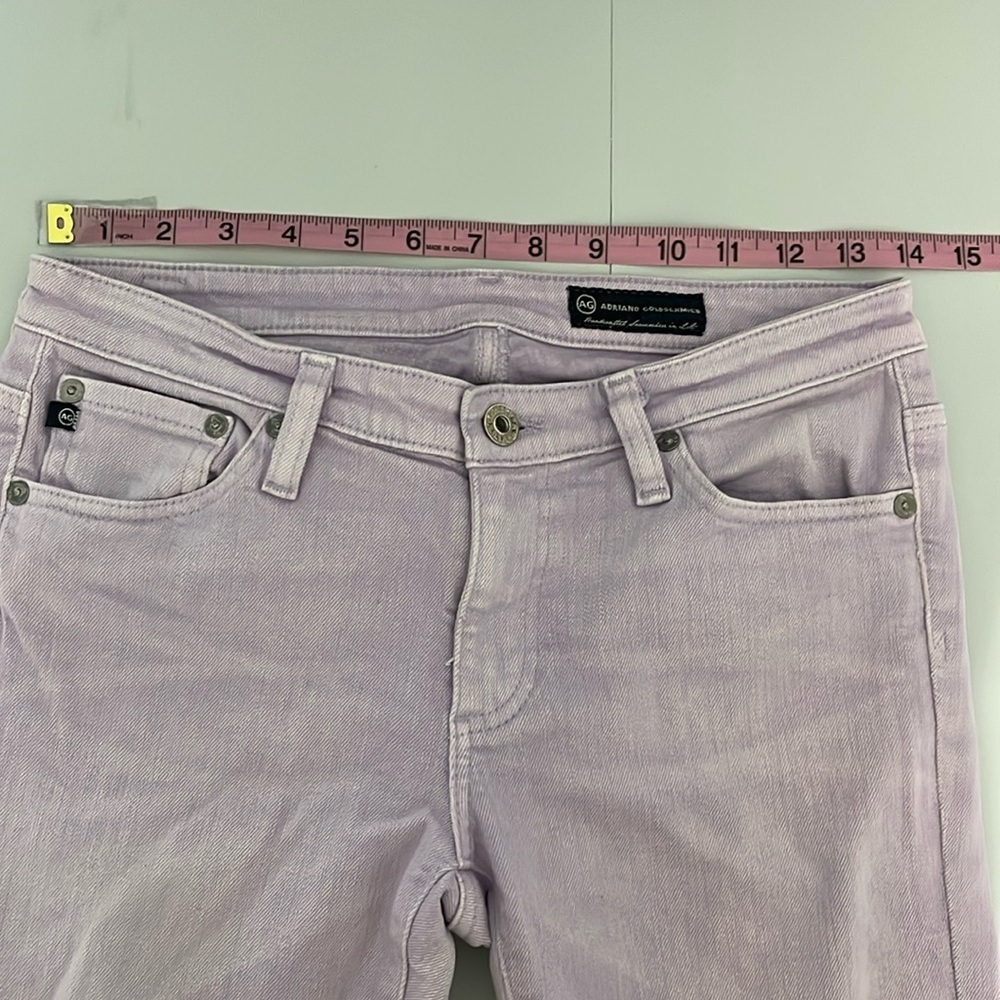 Ag Adriano Goldschmied lavender boot cut size 27 inch waist - Picture 3 of 6
